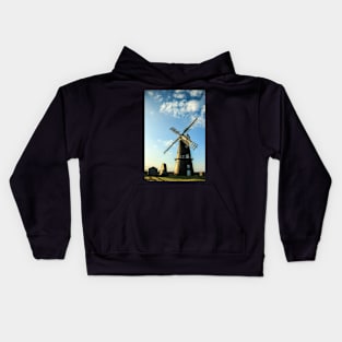 Windmill, Norfolk Broads Kids Hoodie